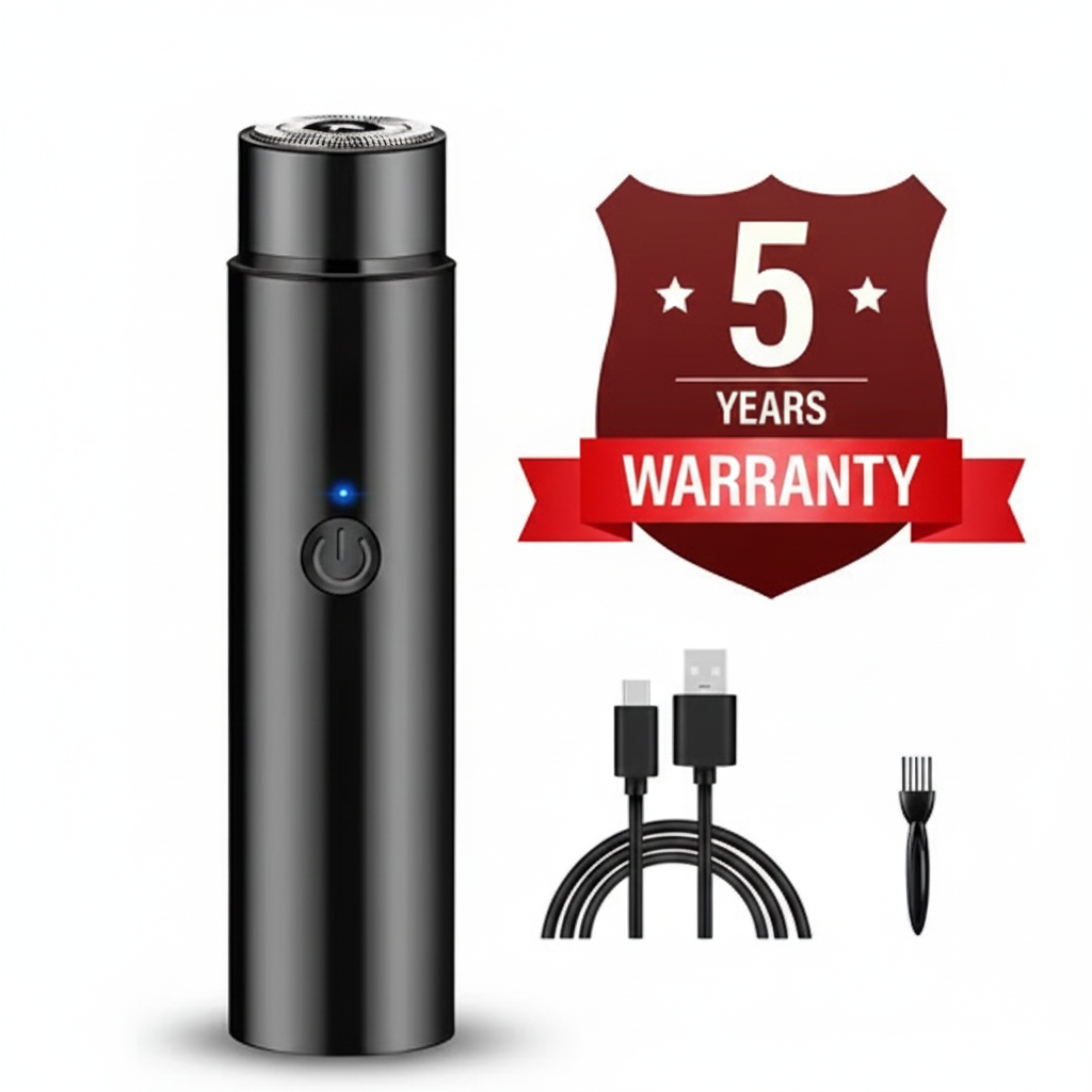 Mini Portable Electric Shaver – USB Rechargeable, Wet & Dry, Pocket-Sized