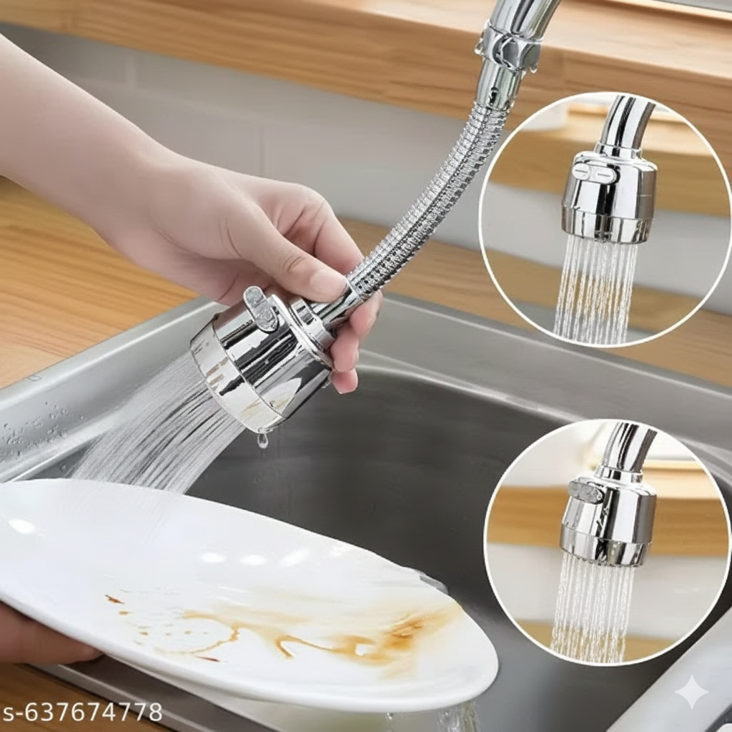 360° Flexible Sink Sprayer – Steel