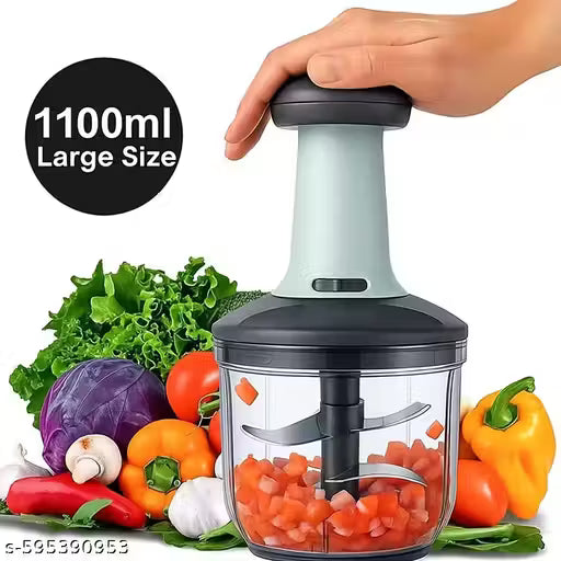 KTKM Enterprises Manual Hand Press Push Chopper