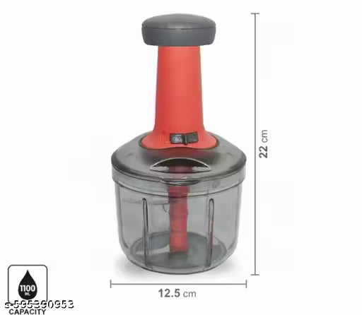 KTKM Enterprises Manual Hand Press Push Chopper