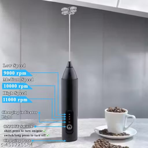 Mezire Rechargeable Electric Milk Frother